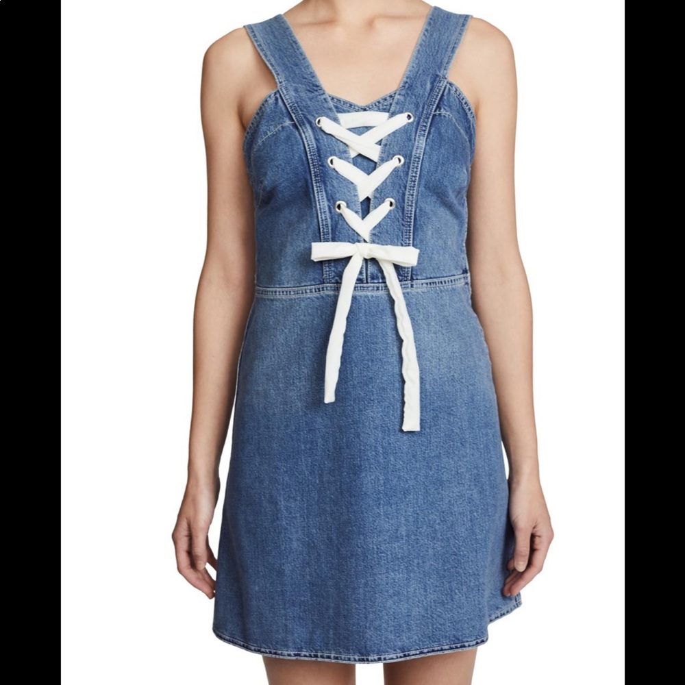 PAIGE Denim Tule Dress
